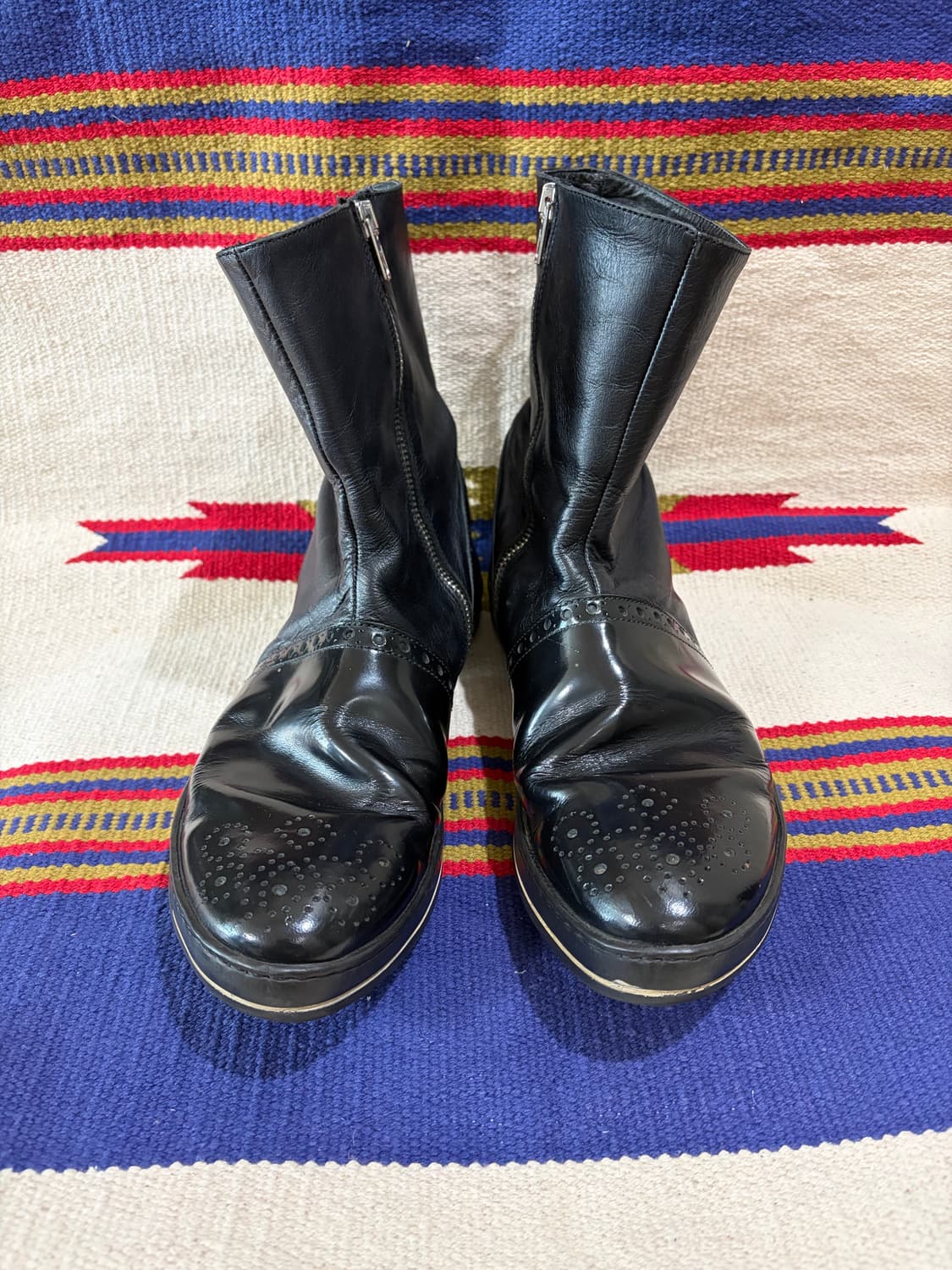 Western medalion boots / 웨스턴 가죽 부츠 상품이미지1