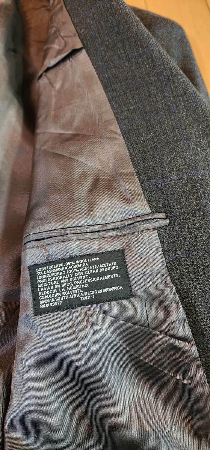 진그레이 모직자켓 3버튼 XL 상품이미지8
