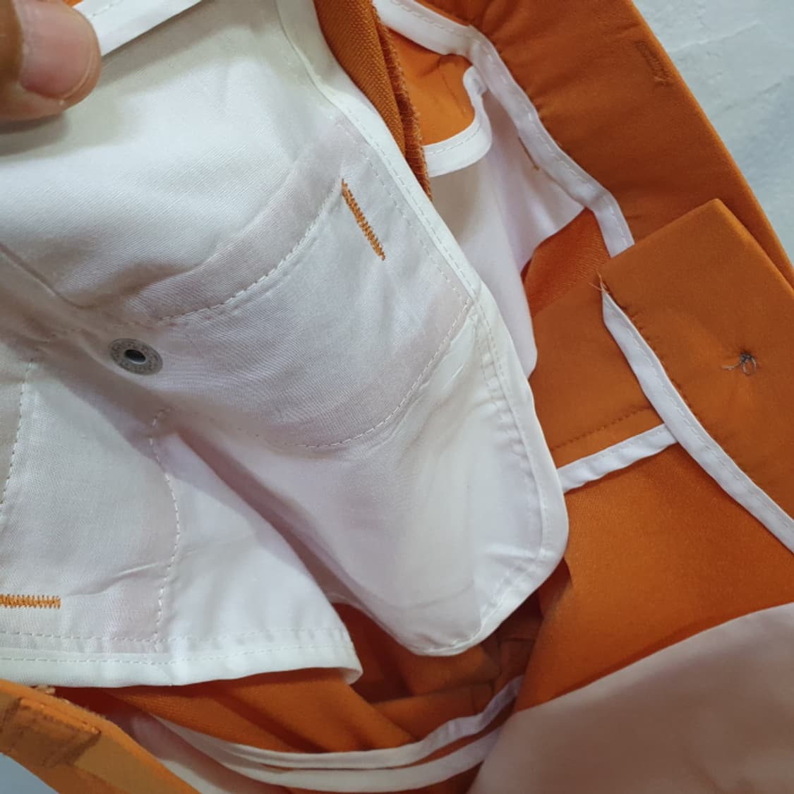 오렌지 여름 남자 맞춤바지(32) 상품이미지4