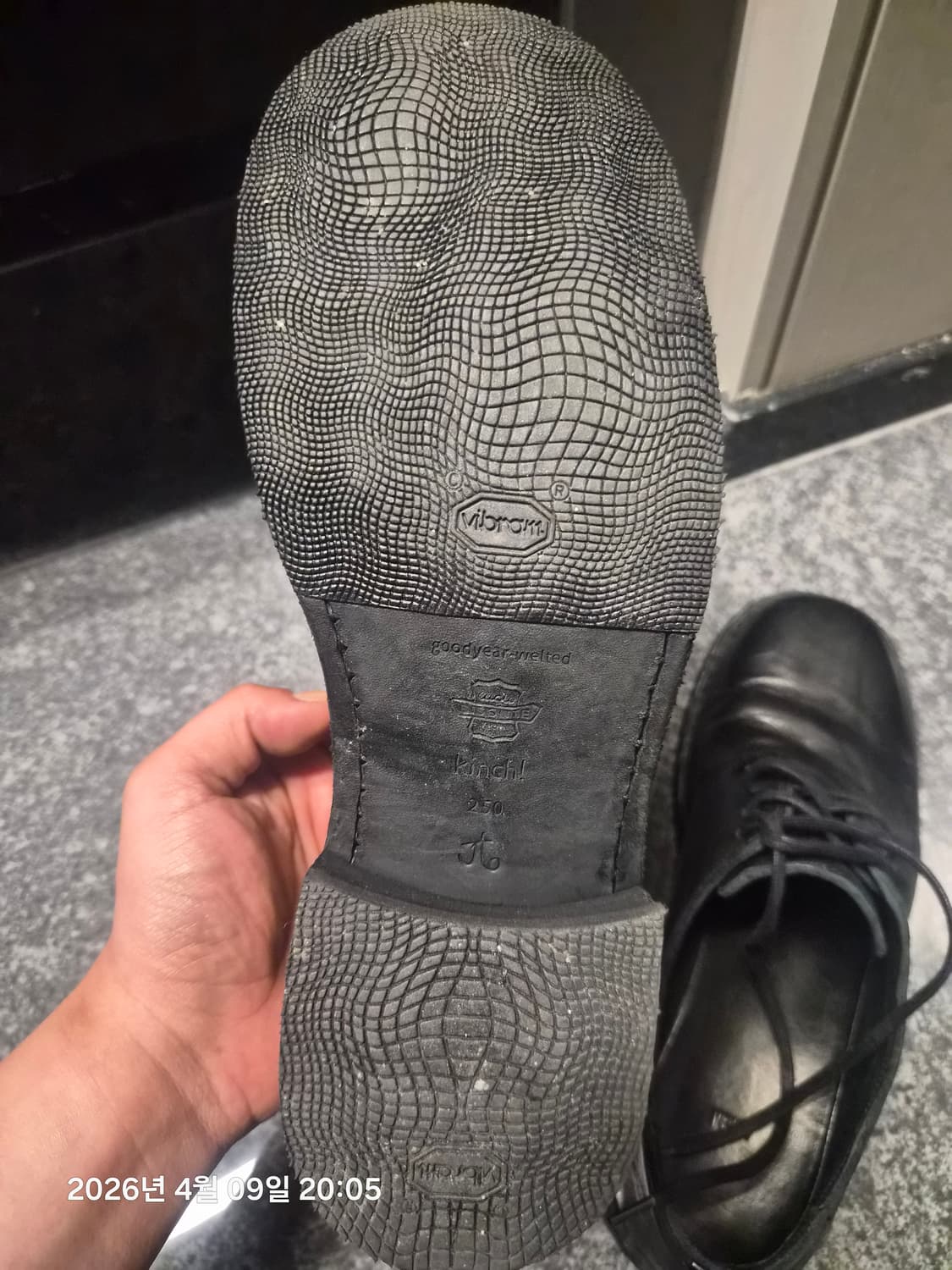 [250] 킨치 BRUTAL-649(a) VIBRAM 블랙 상품이미지4
