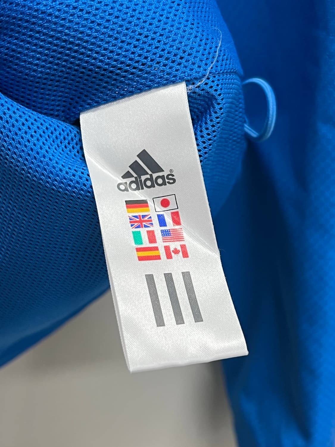 아디다스 올드스쿨 바람막이 블루 상품이미지5