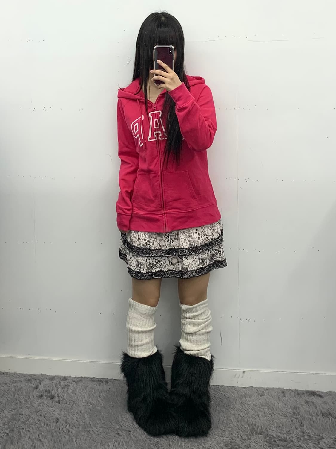 Listen flavor 펑크 레이스 캉캉 미니 스커트 상품이미지2