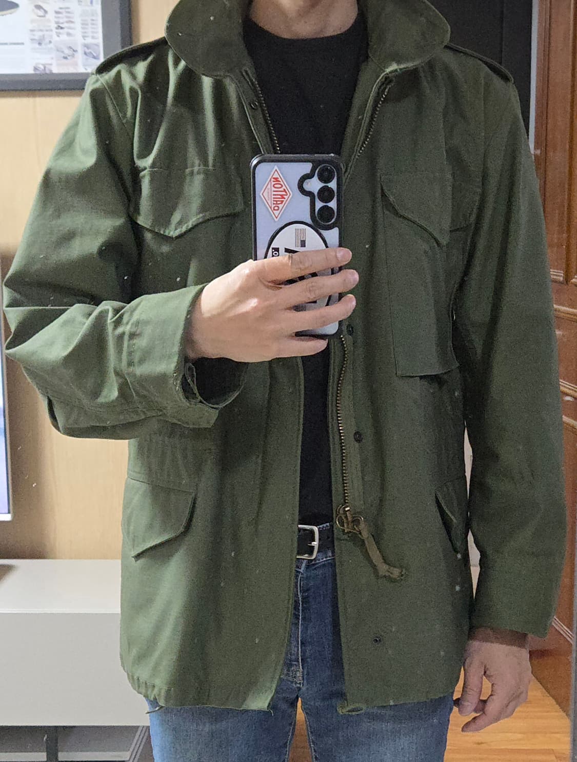 (착샷) 헬리콘텍스 m65 필드 자켓 퍼티그 야상  상품이미지8