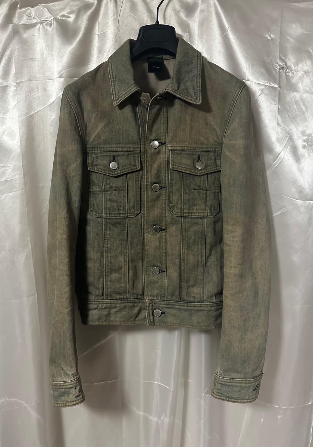 디올옴므 SS04 블루 끌레어 패널 데님 자켓 상품이미지1