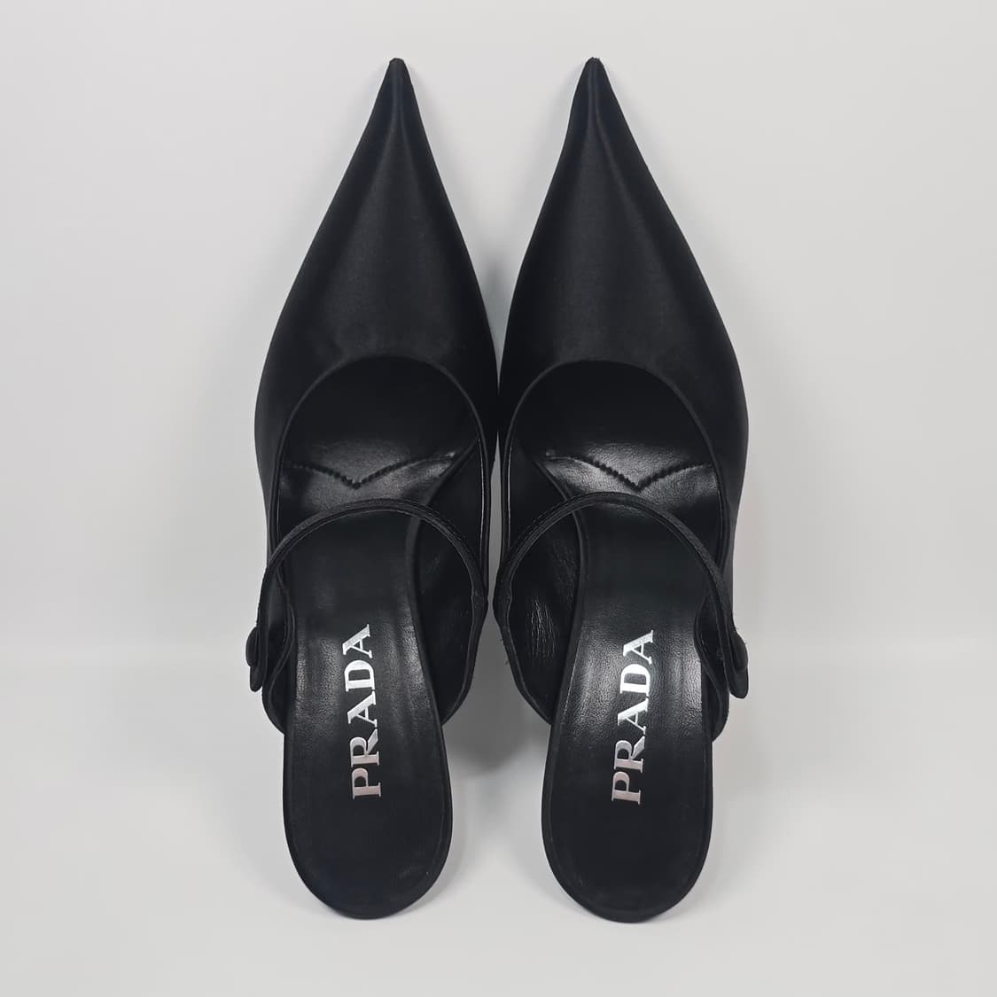 프라다 새틴 하이힐 뮬 슬링백 펌프스 ( 225 ) 상품이미지6
