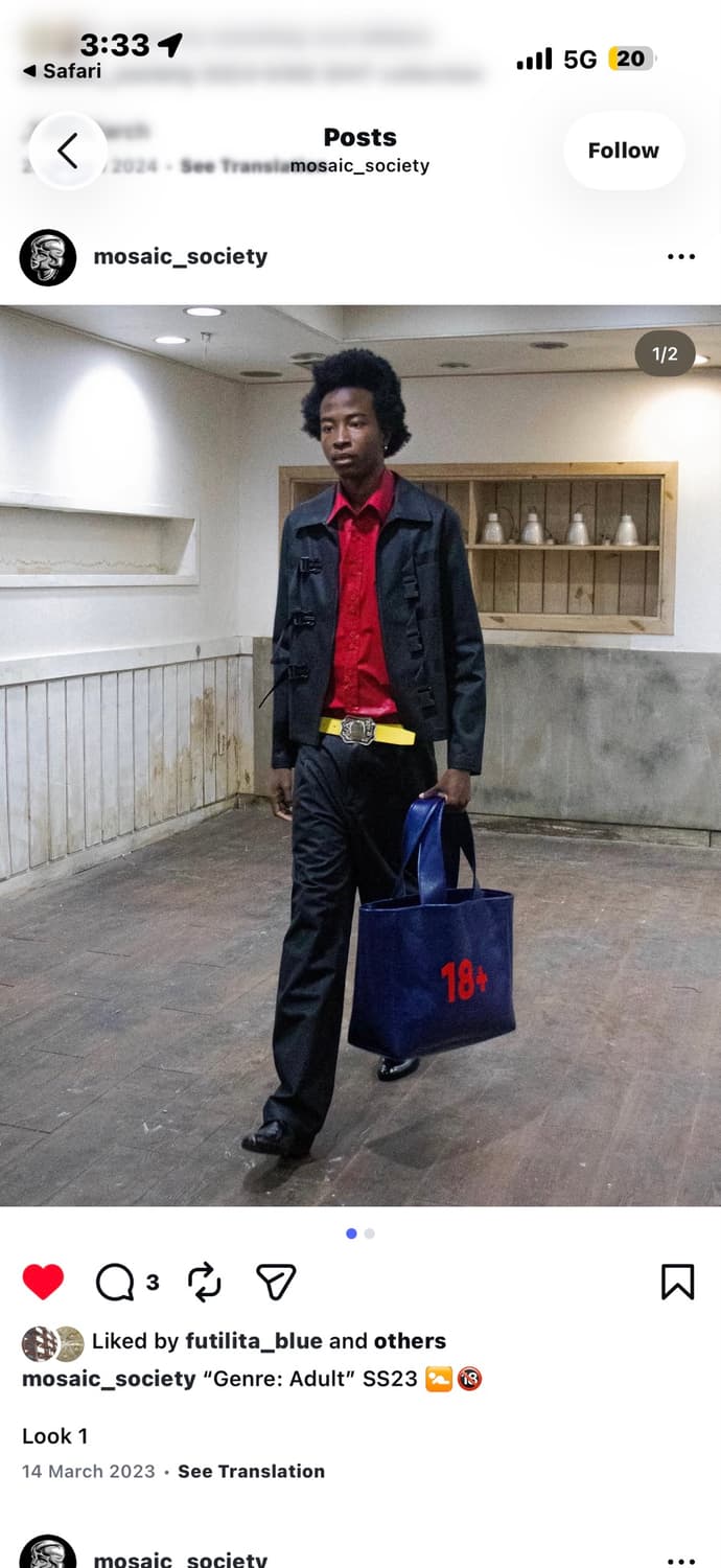 Mosaic Society adults only bag 상품이미지2