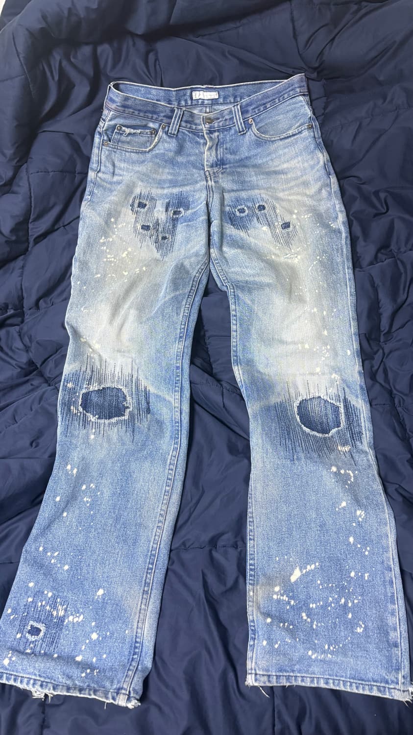 넘버나인 아카이브 2001aw 총알 그런지 데님 상품이미지1