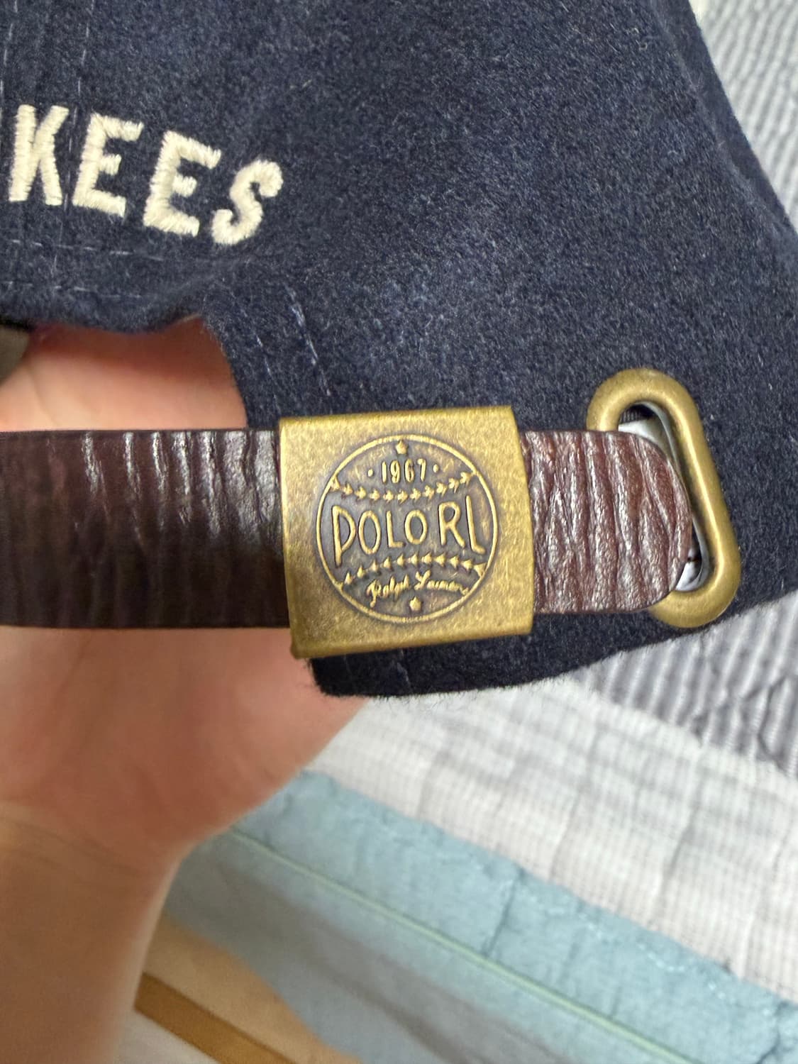 뉴에라 MLB x 랄프 로렌 뉴욕 양키스 레트로 크라운 9피프티 스트랩백 상품이미지4