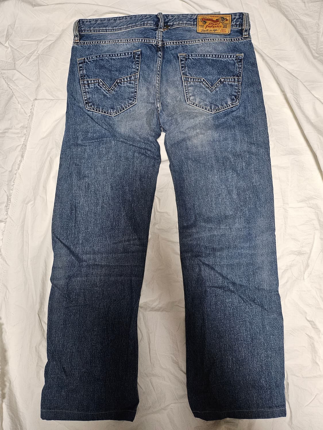 디젤 워싱 스트레이트 진 데님팬츠 33 상품이미지2