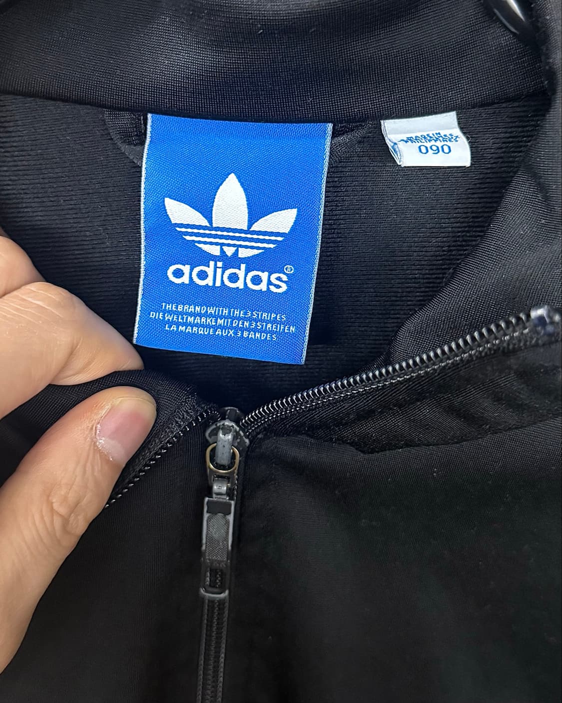 아디다스 파이어버드 져지 트랙탑 집업 S 90 나우아임영 검흰 올드스쿨 상품이미지5
