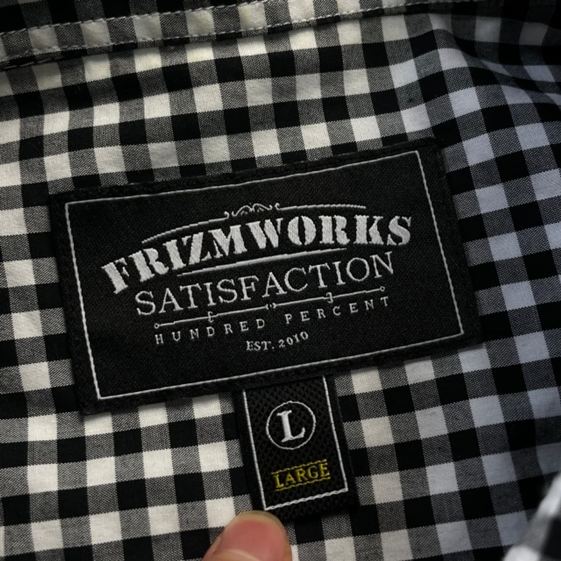 100 프리즘웍스 체크셔츠 상품이미지3