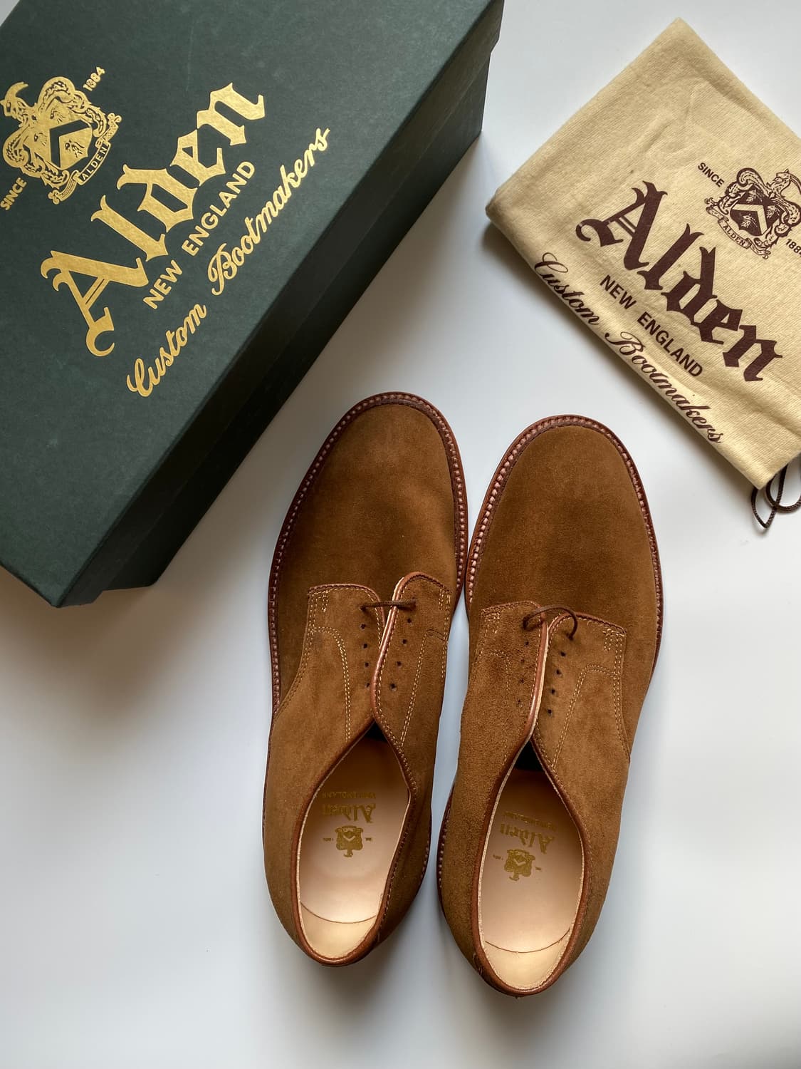 (새상품) 알든 29336F 스너프 스웨이드 더비 슈즈 상품이미지1