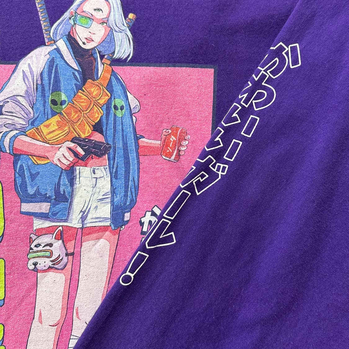 롤링 크래이들 아니메 롱슬리브 티셔츠 L 상품이미지4