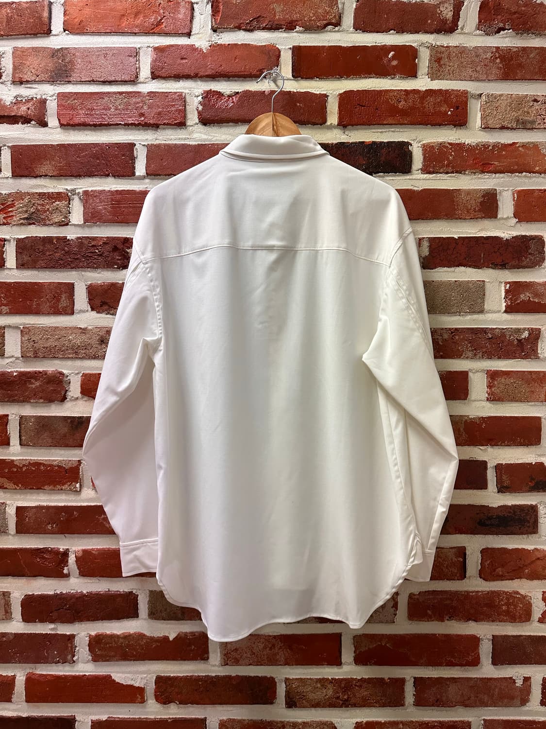 (L)이세 디테일 오버핏 셔츠 화이트 상품이미지6