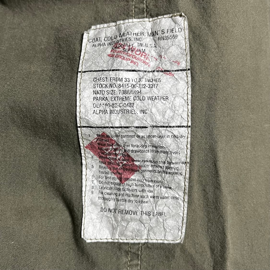 424x알파x슬램잼 밀리터리 트렌치 코트 상품이미지8