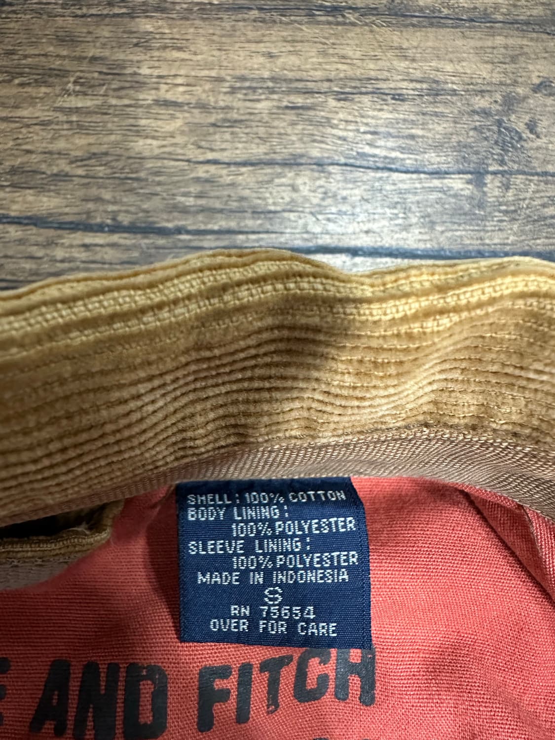 아베크롬비 앤 피치(Abercrombie&Fitch)빈티지 코듀로이자켓 상품이미지7