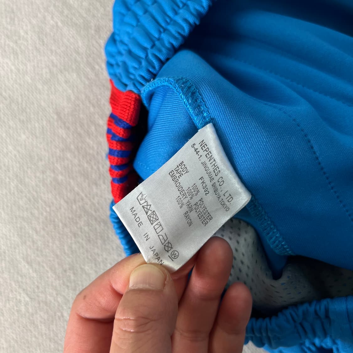 34 니들스 네로우핏 블루 트랙팬츠 상품이미지8