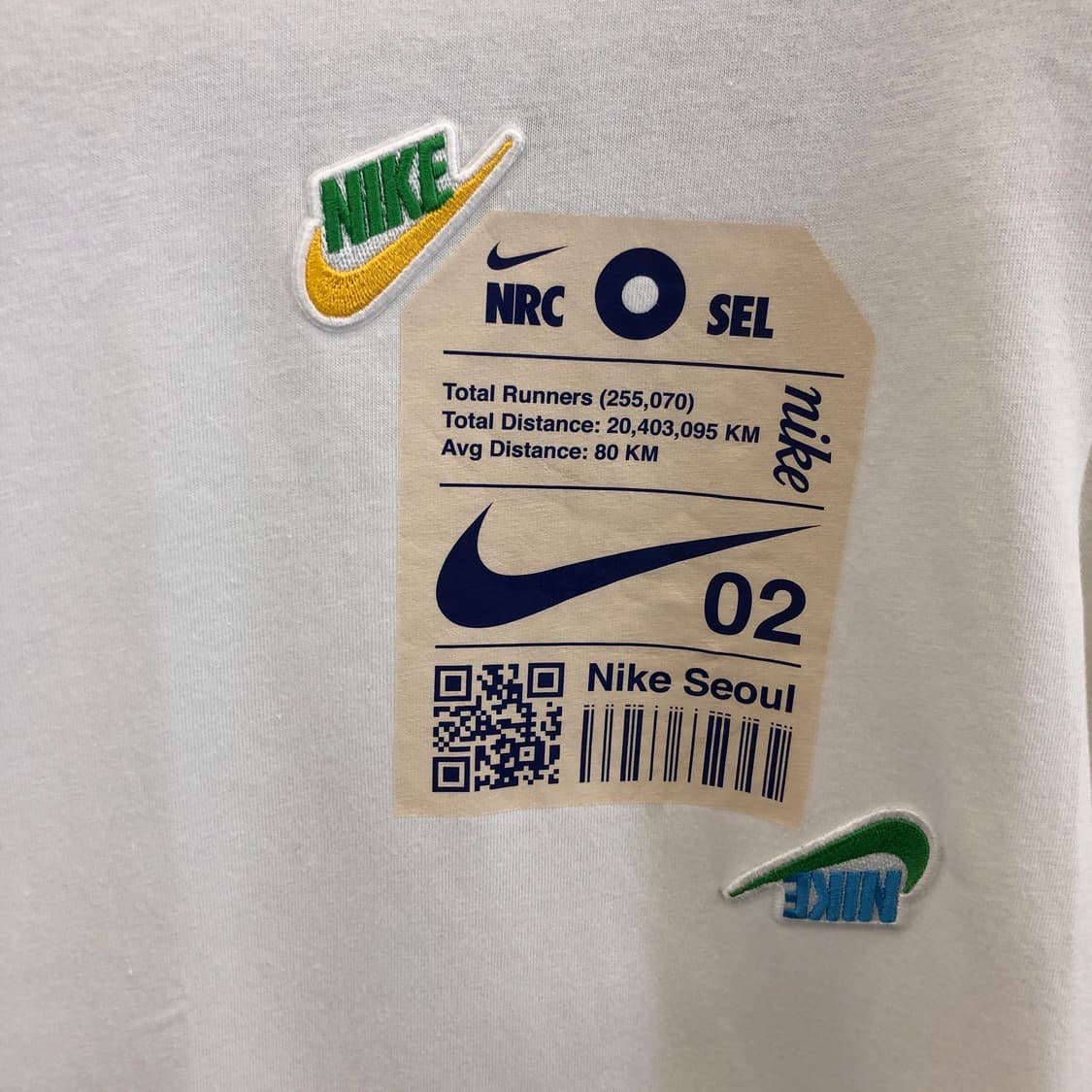 나이키 패치로고 하이크 반팔 L 상품이미지2