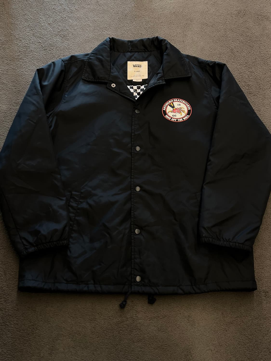 반스 x 안티히어로 누빔 코치자켓 처분  상품이미지2