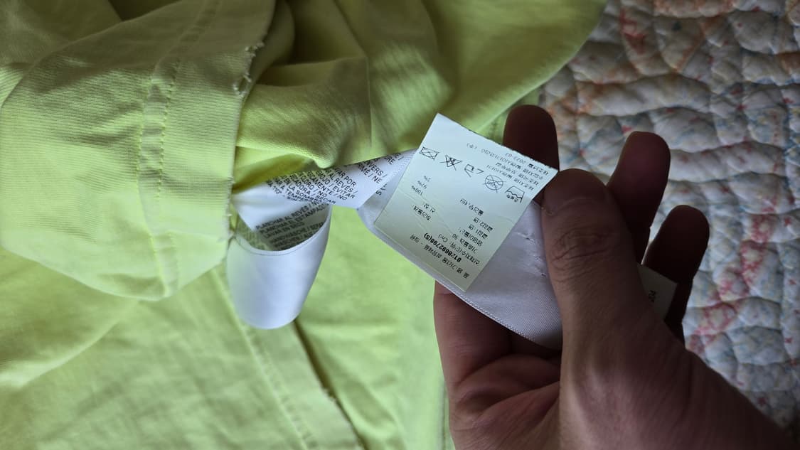 발렌시아가 테이핑 반팔 상품이미지2