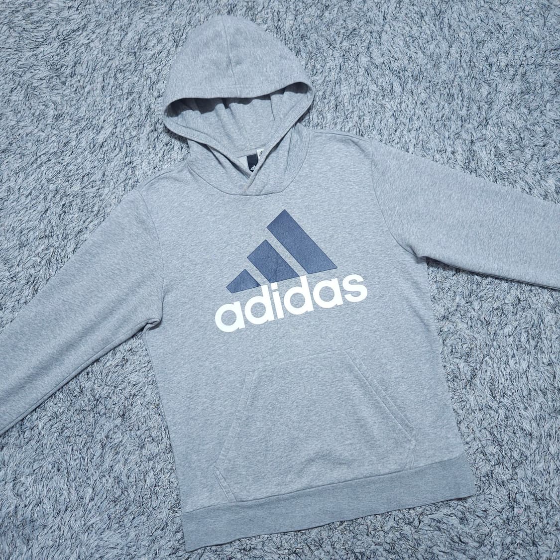 아디다스)100 남자 풀오버 후드티셔츠 / 왕눈이샵 상품이미지2