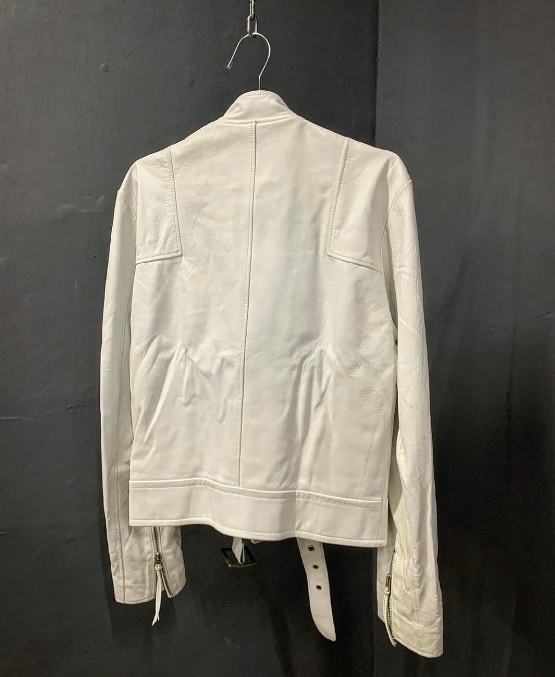 Red moon 쉽 스킨 벨티드 투웨이 라이더 재킷 상품이미지7