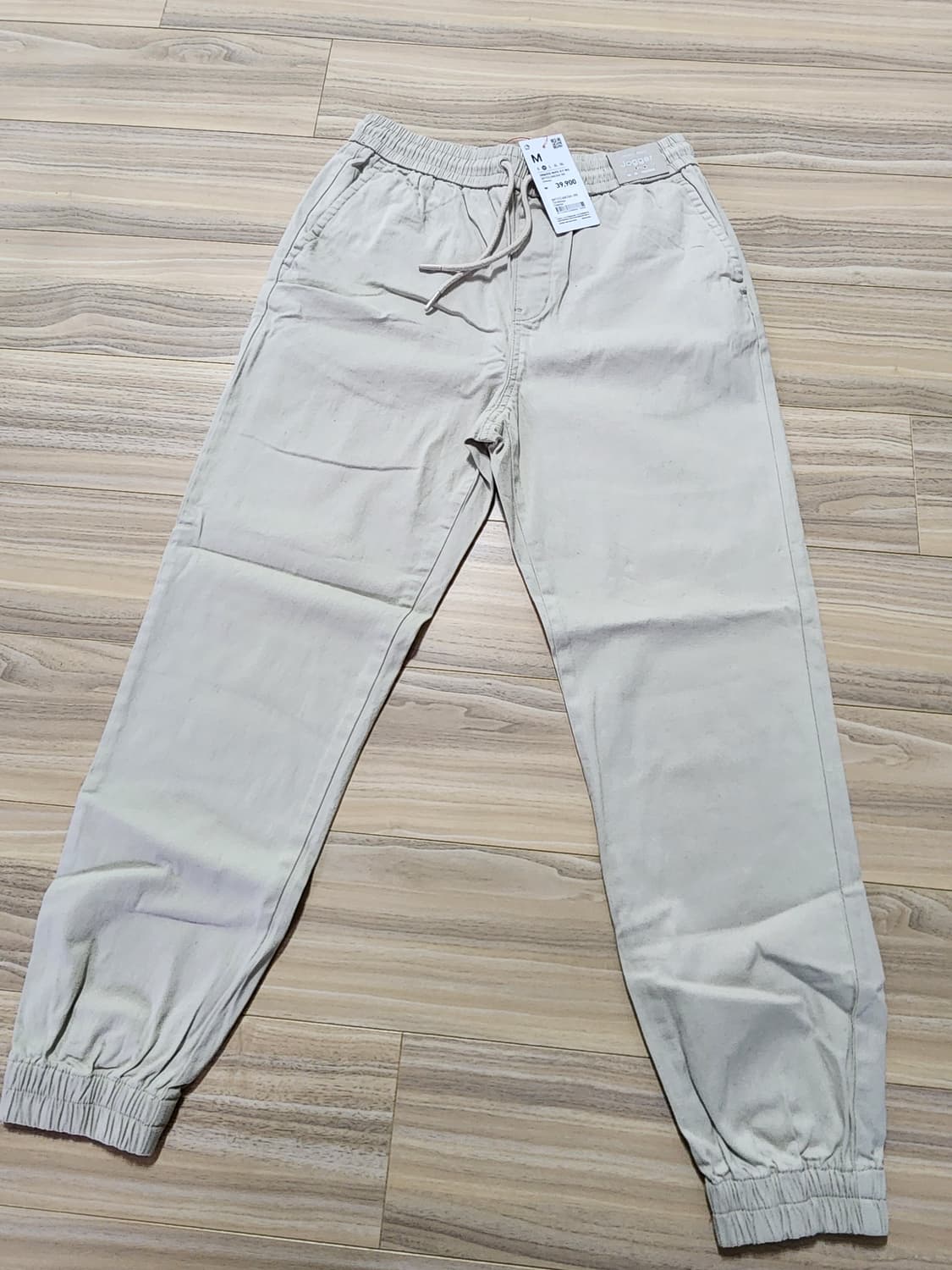 스파오조거팬츠면바지30사이즈베이지 상품이미지1