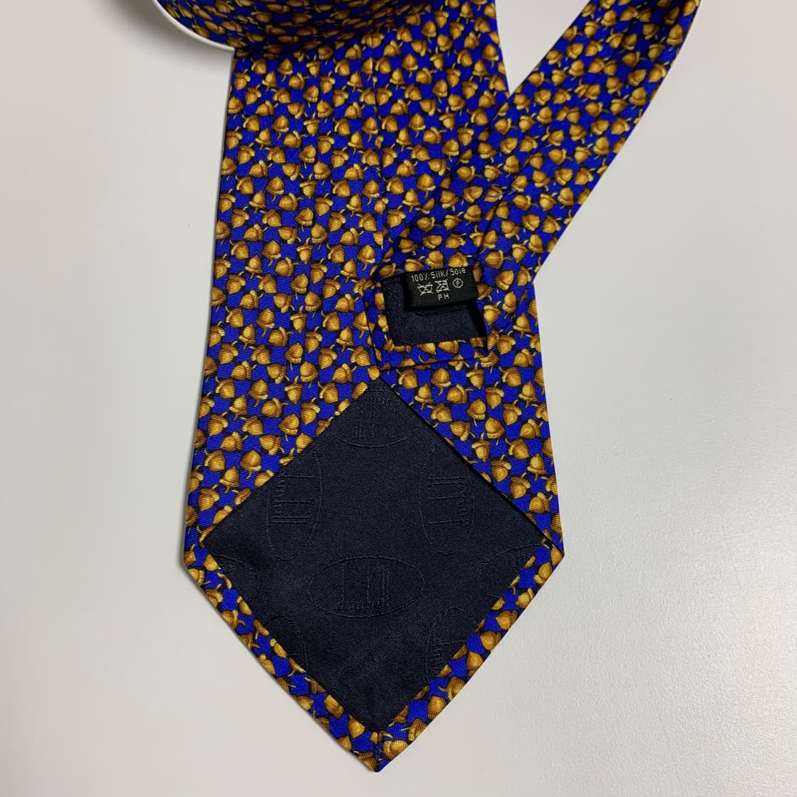 던힐(Dunhill) 명품넥타이 100실크 기하학적패턴 9.5cm 상품이미지6