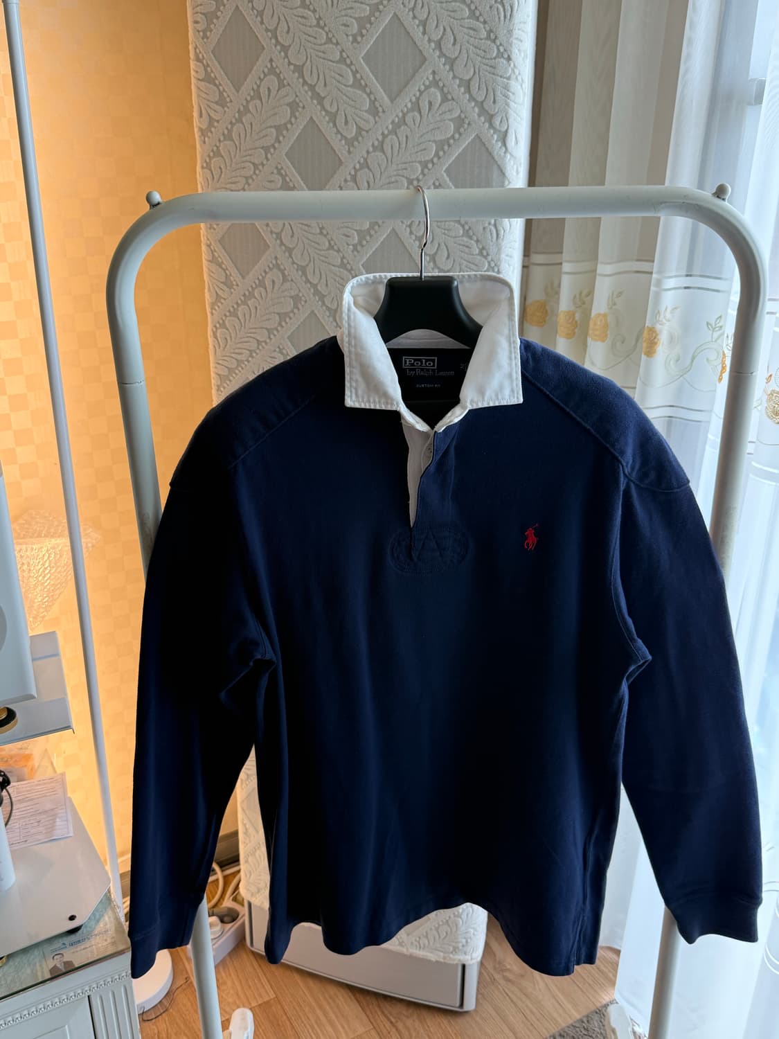 폴로 랄프로렌 네이비 럭비카라티 M 상품이미지2