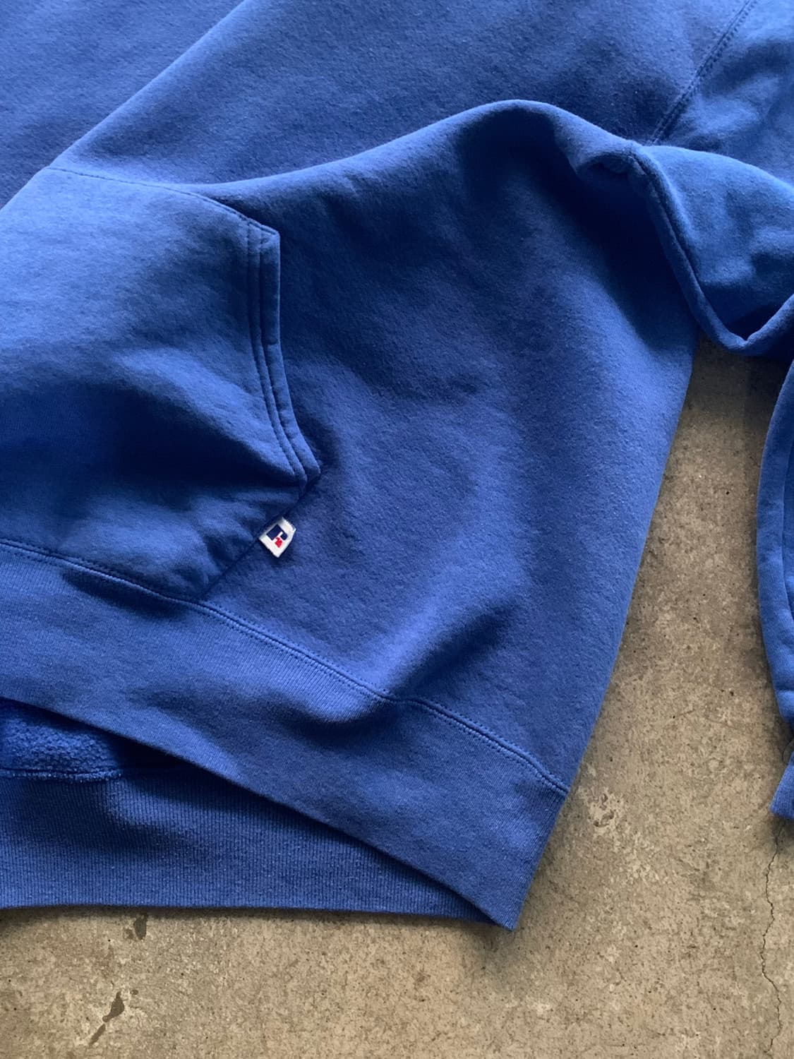 90s 러셀 애슬레틱 튜블러 스웻 후디 블루 상품이미지6