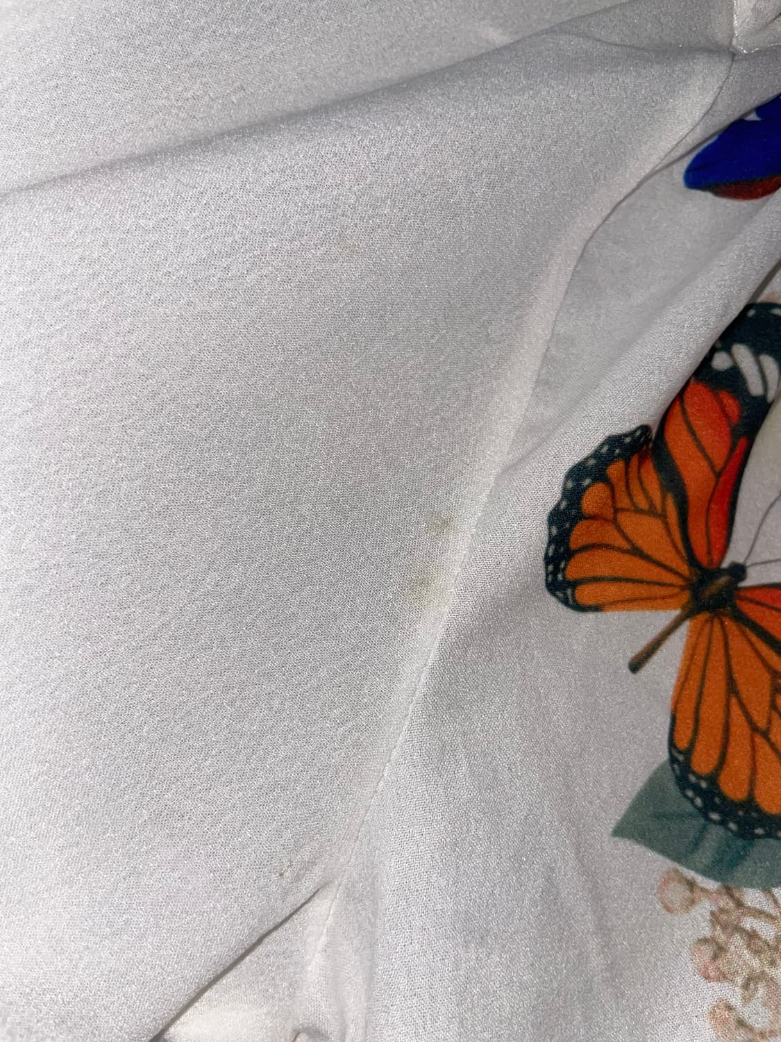 오프숄더 플라워 프린팅 블라우스 상품이미지5