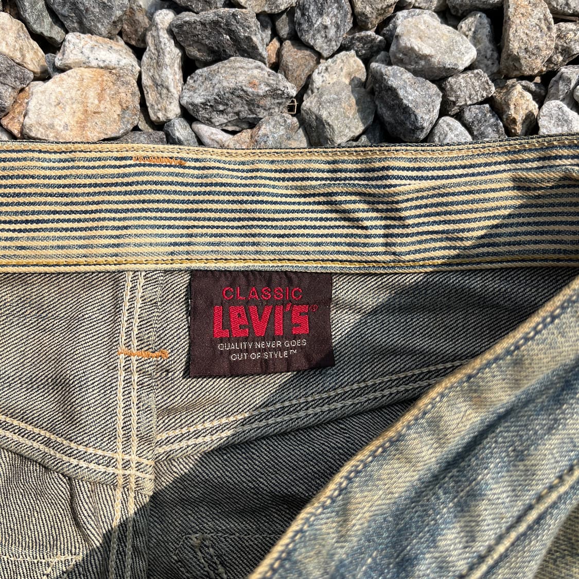 90s(made japan) 502 빈티지 리메이크 리바이스(실측확인) 상품이미지5