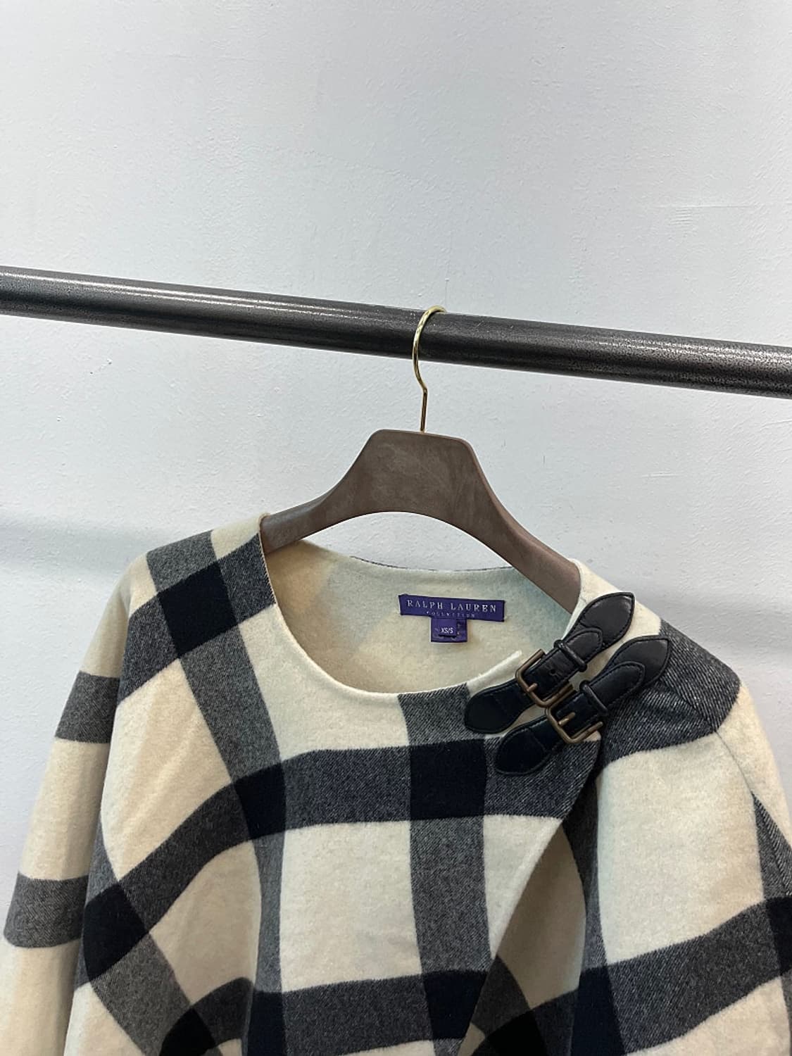 여) 랄프로렌 퍼플라벨 캐시미어 케이프  상품이미지2