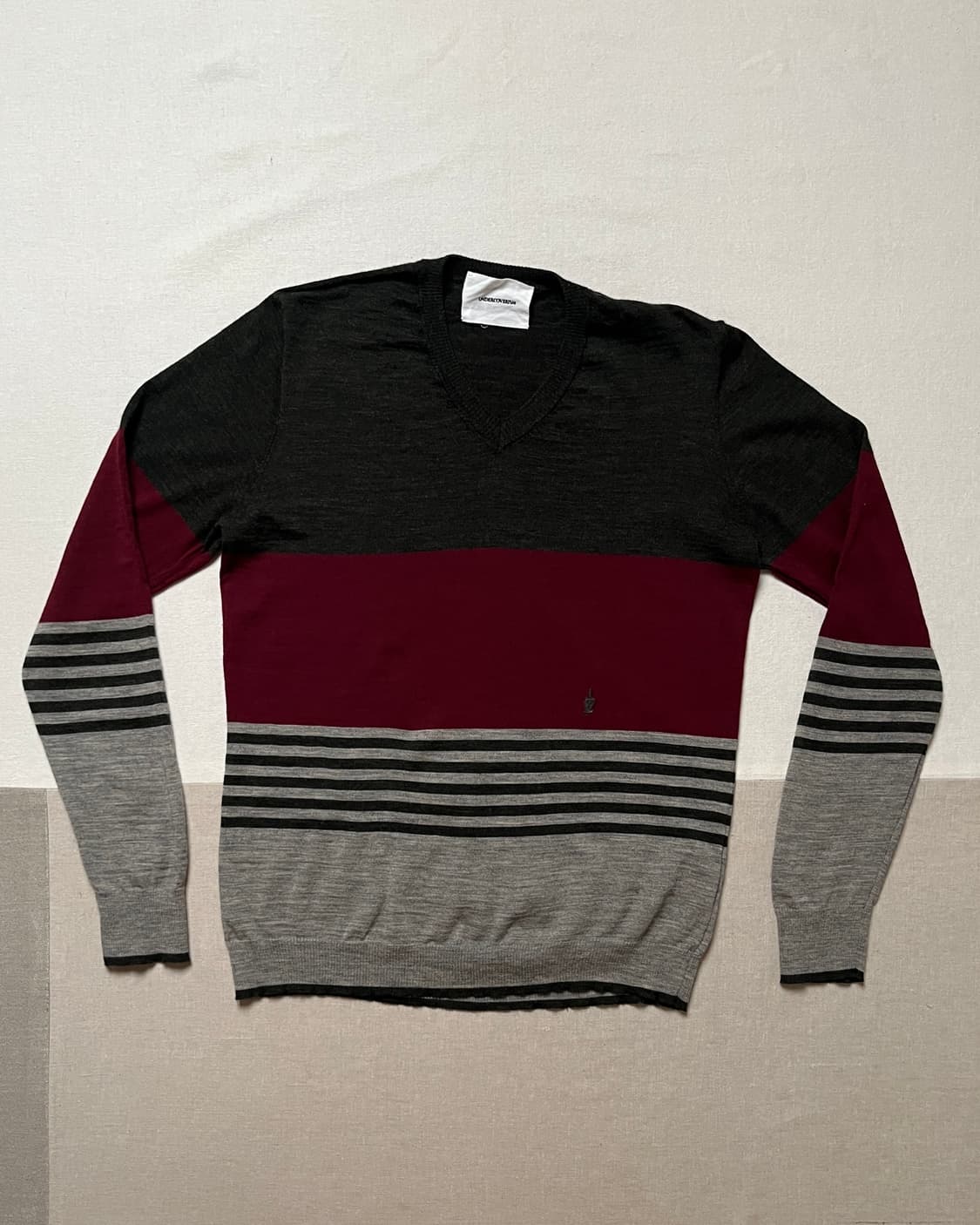 언더커버 미들핑거 스트라이프 니트 Undercover  상품이미지4