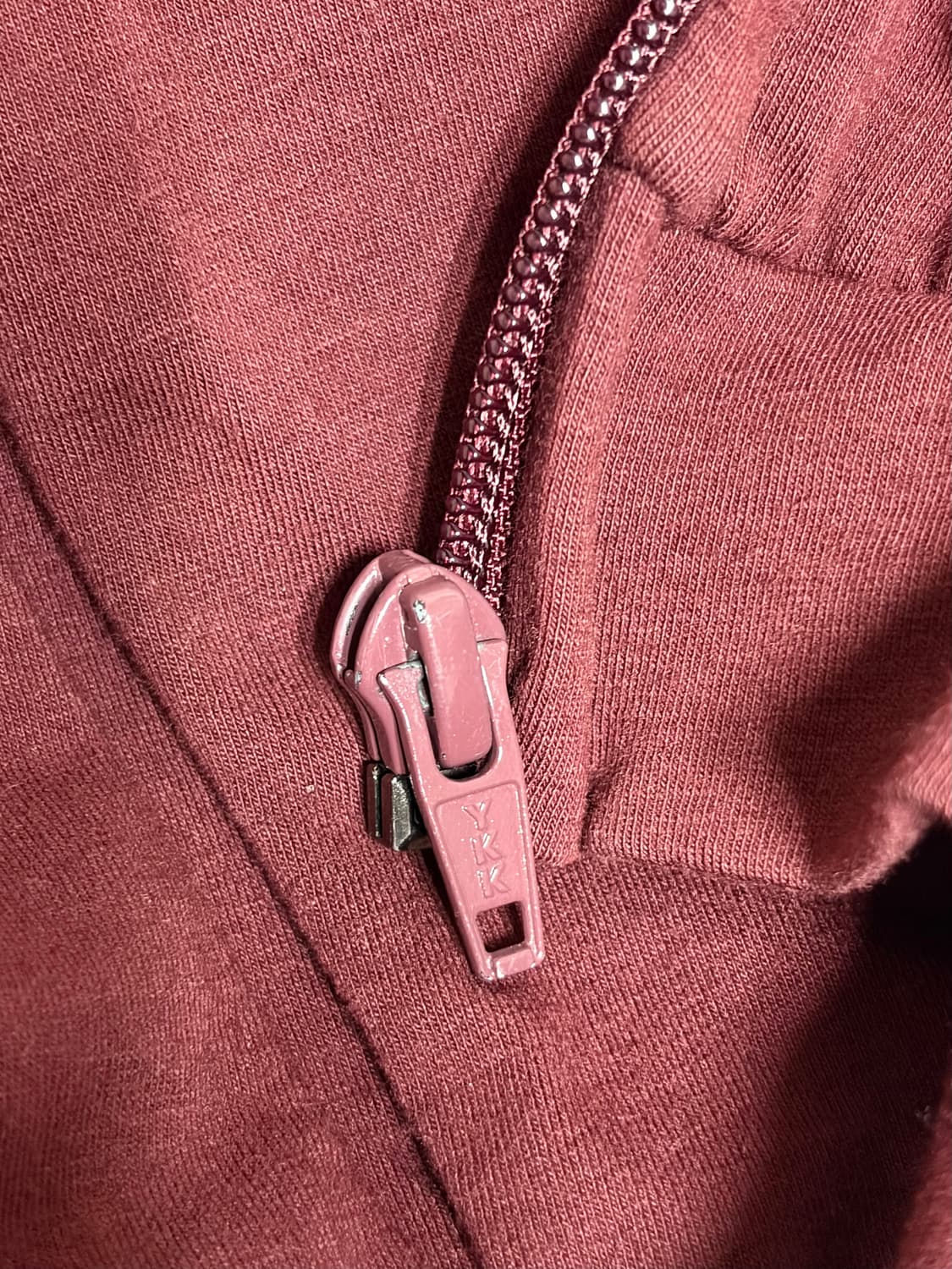 머듈 라운지 후드집업 초판 버건디 2사이즈 상품이미지5