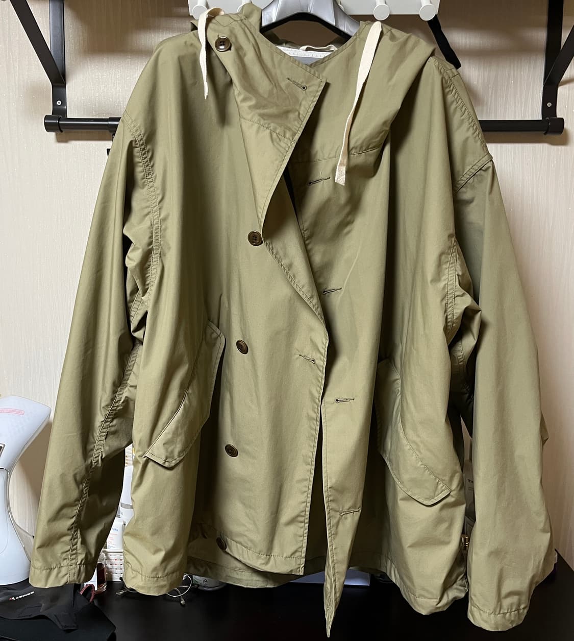 나나미카 23aw 후디드 자켓 카키 L 상품이미지1