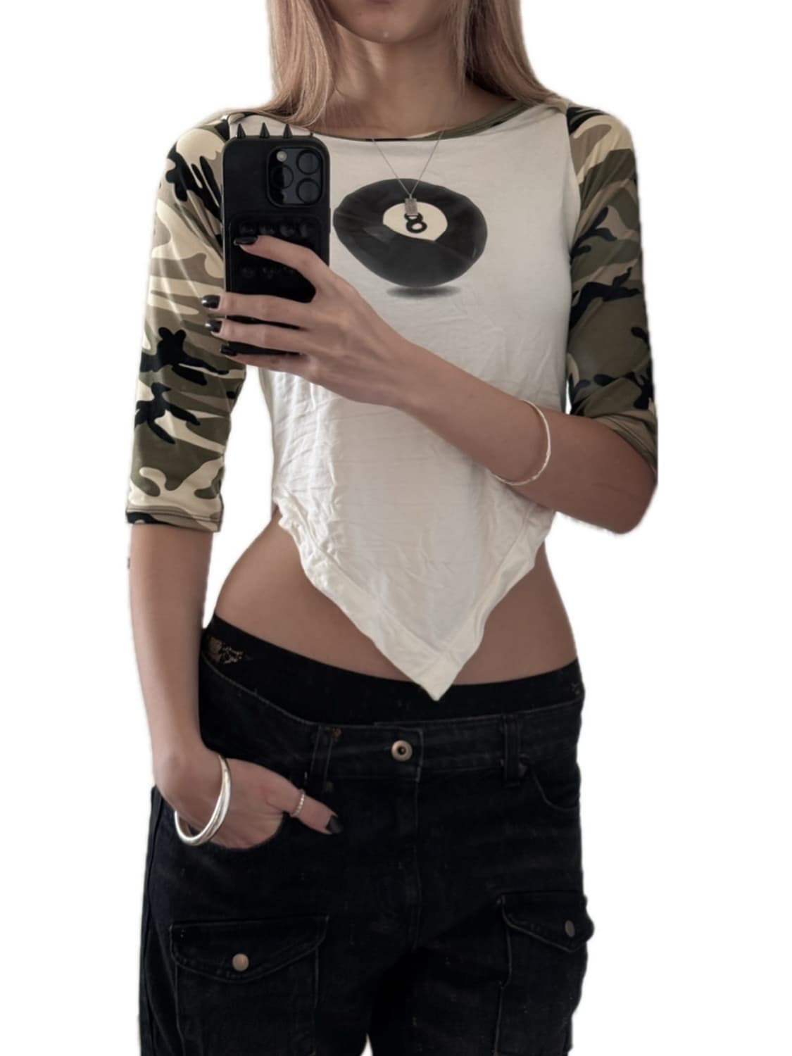 omighty 8ball camo top 상품이미지1