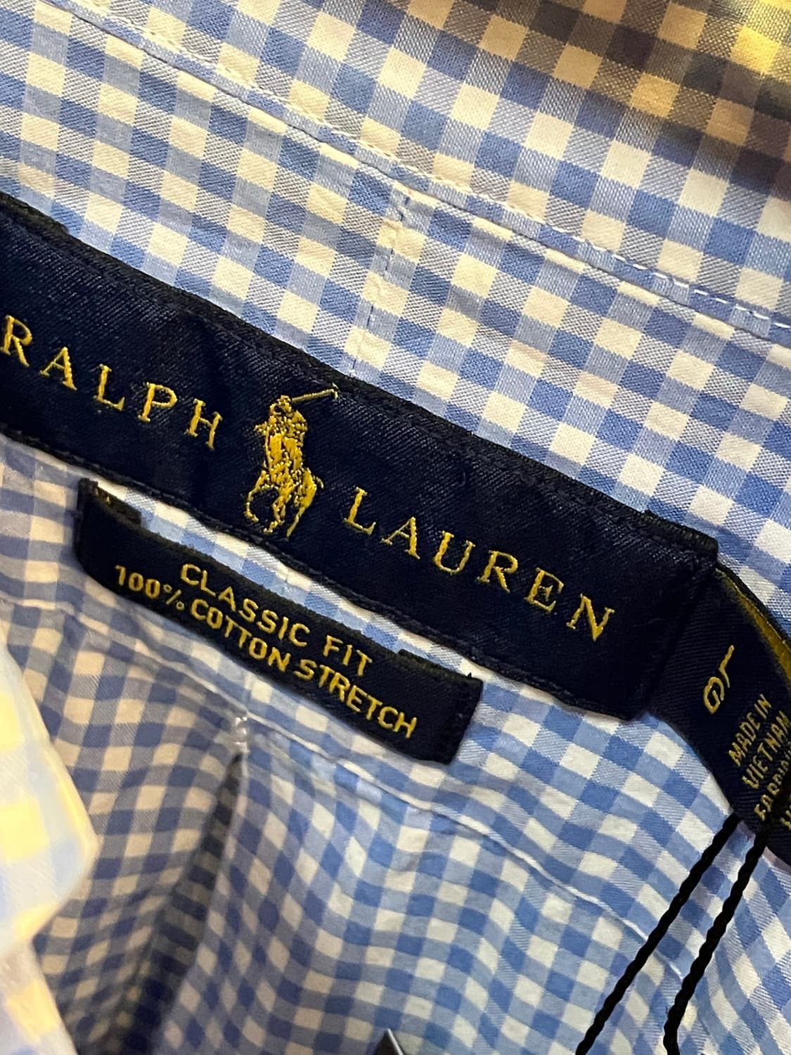 폴로 랄프로렌 체크 셔츠 블루 L #csz2016 상품이미지5