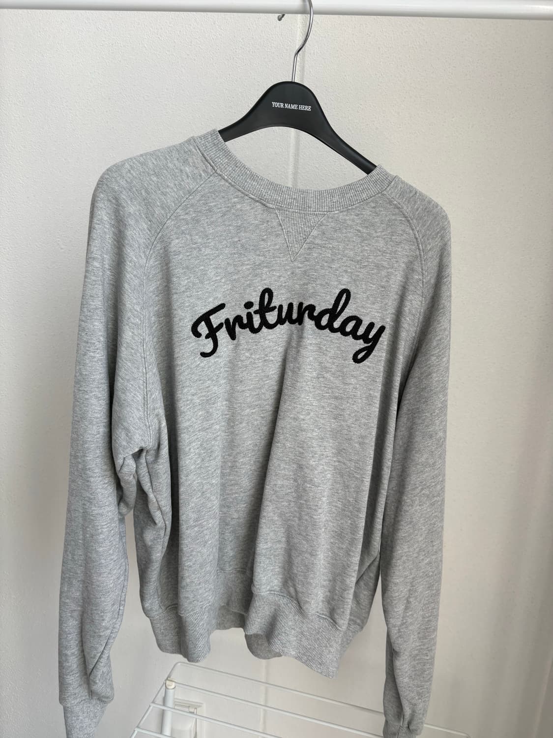 Fritur 프리터 그레이 스웨트셔츠 여성 S 상품이미지1