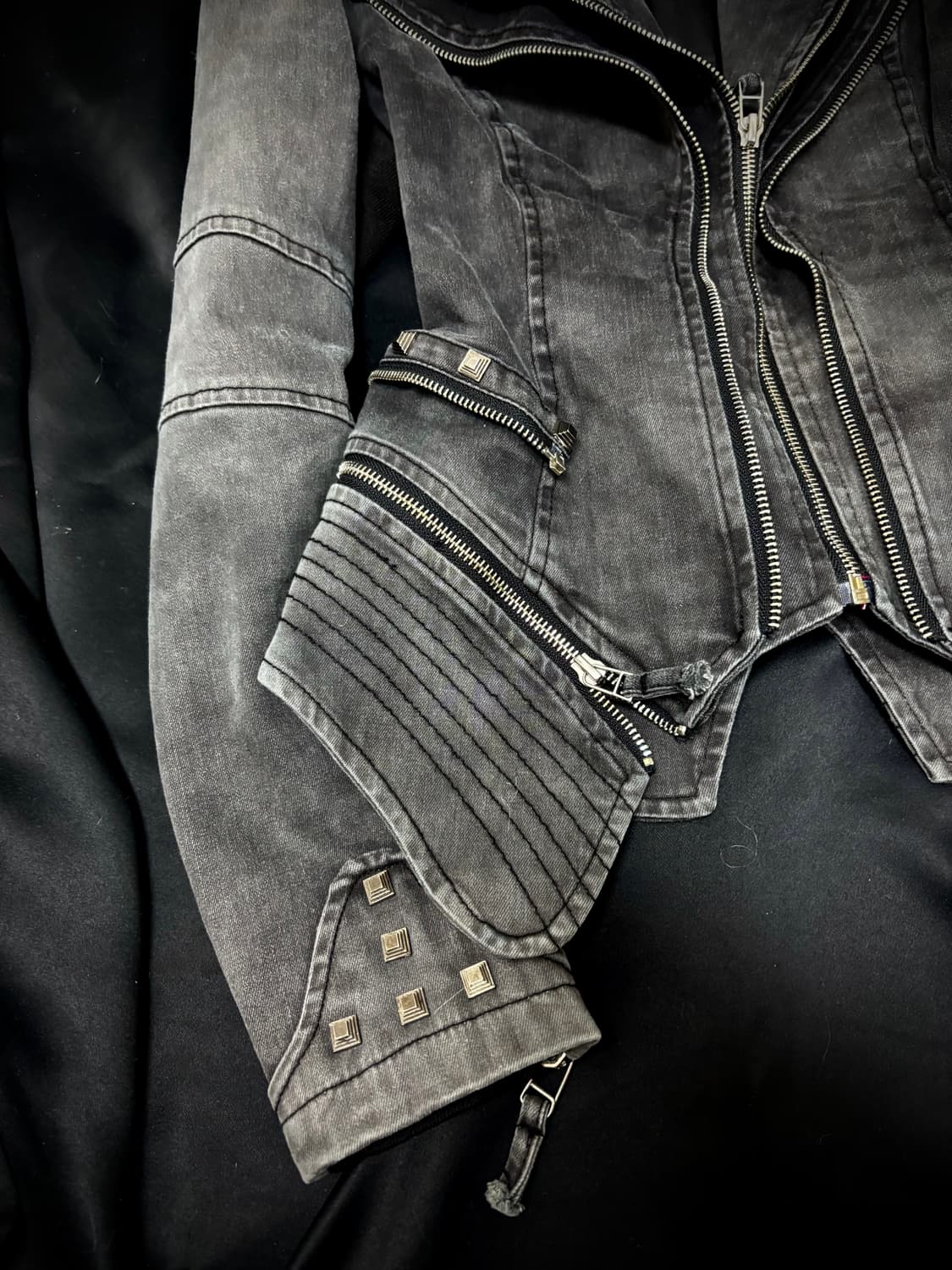 [SHALANG]00’s Rare Design Zip&Stud Detai 상품이미지2