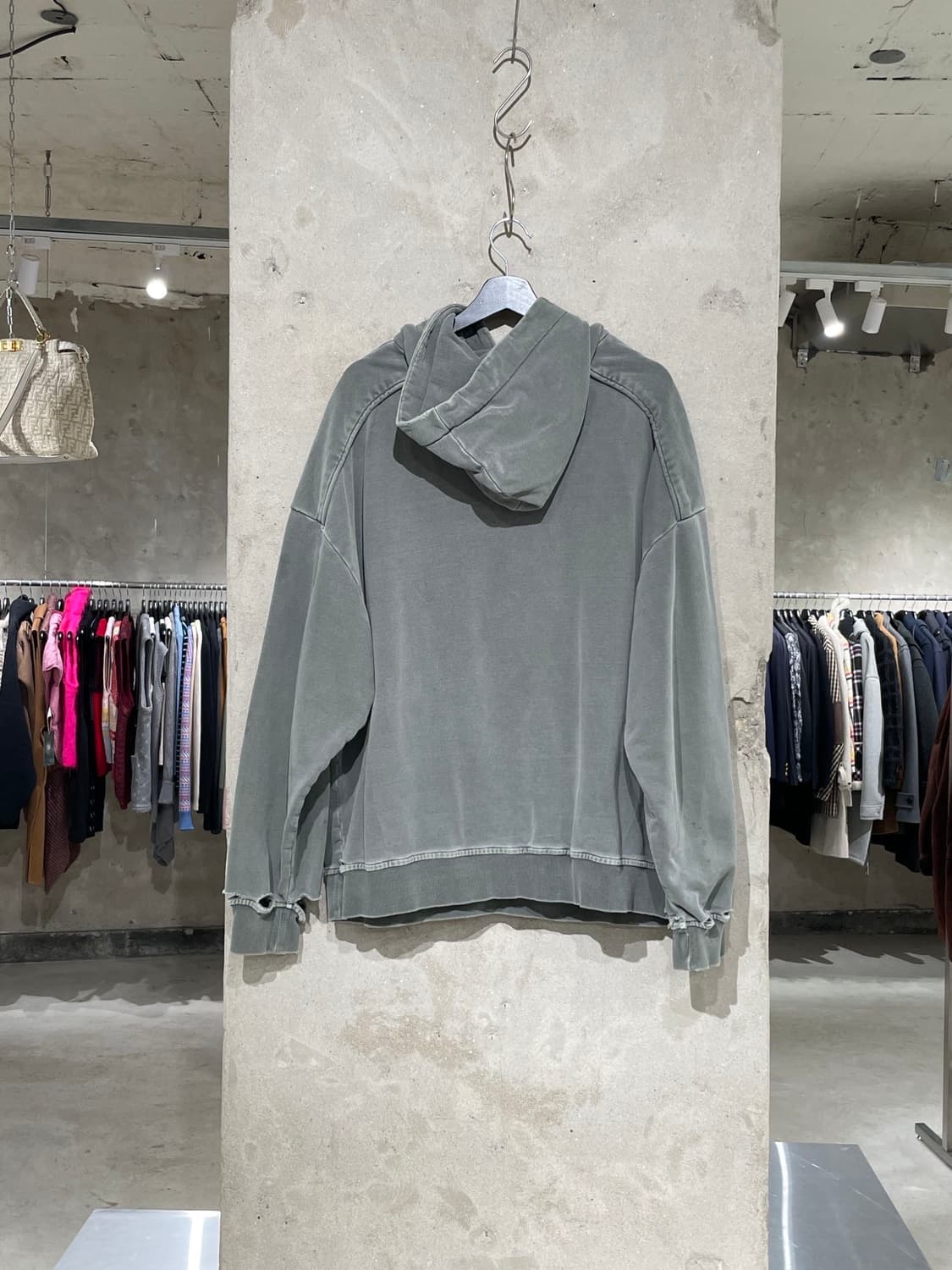 준지 가먼트 다잉 디스트레스 오버 후디 상품이미지6