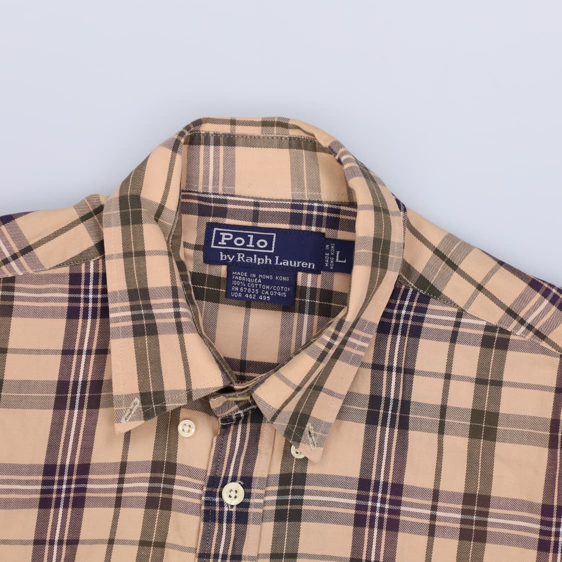 L 폴로랄프로렌 체크 긴팔셔츠 0324H1 상품이미지3