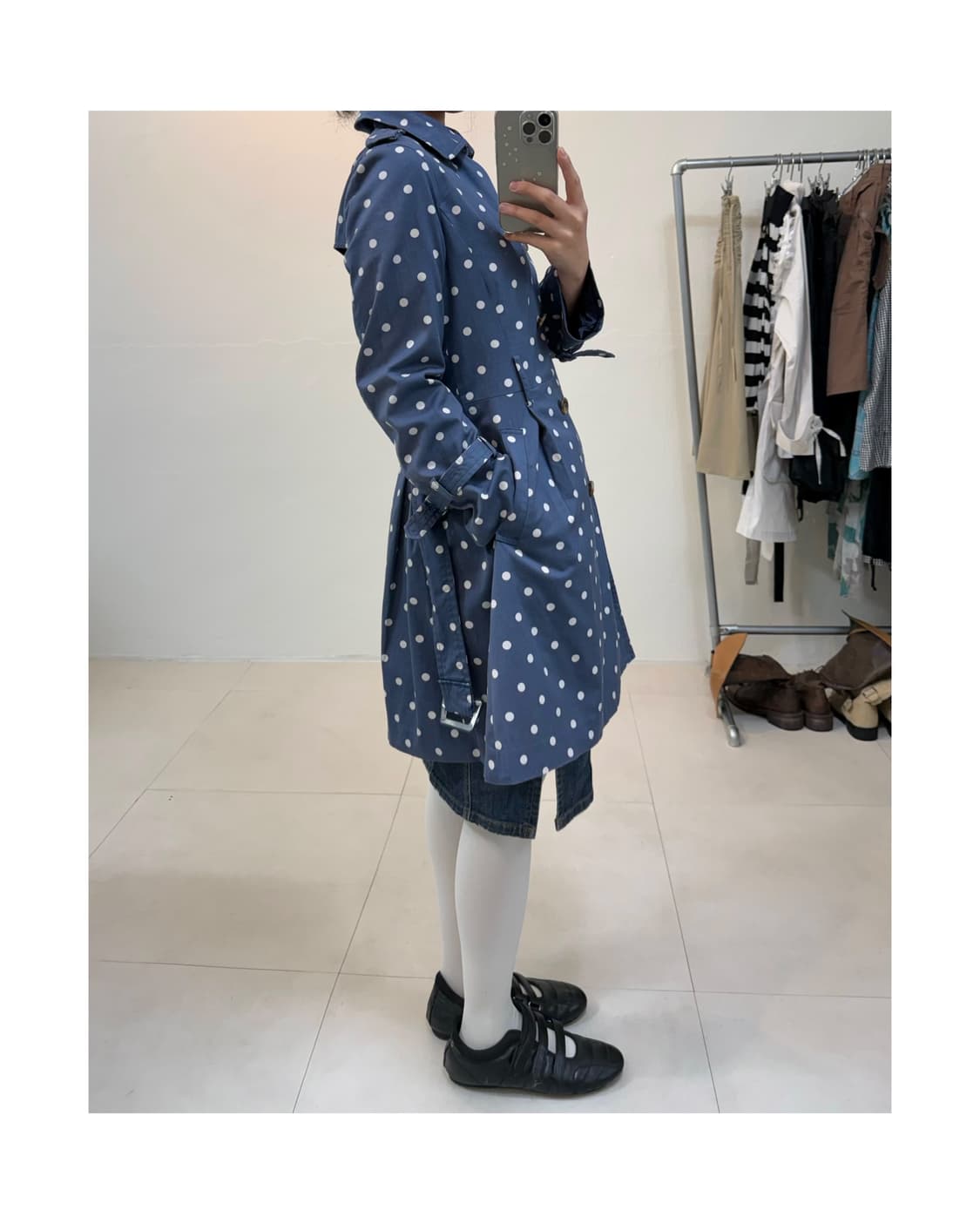 빈티지 도트 자켓 상품이미지2