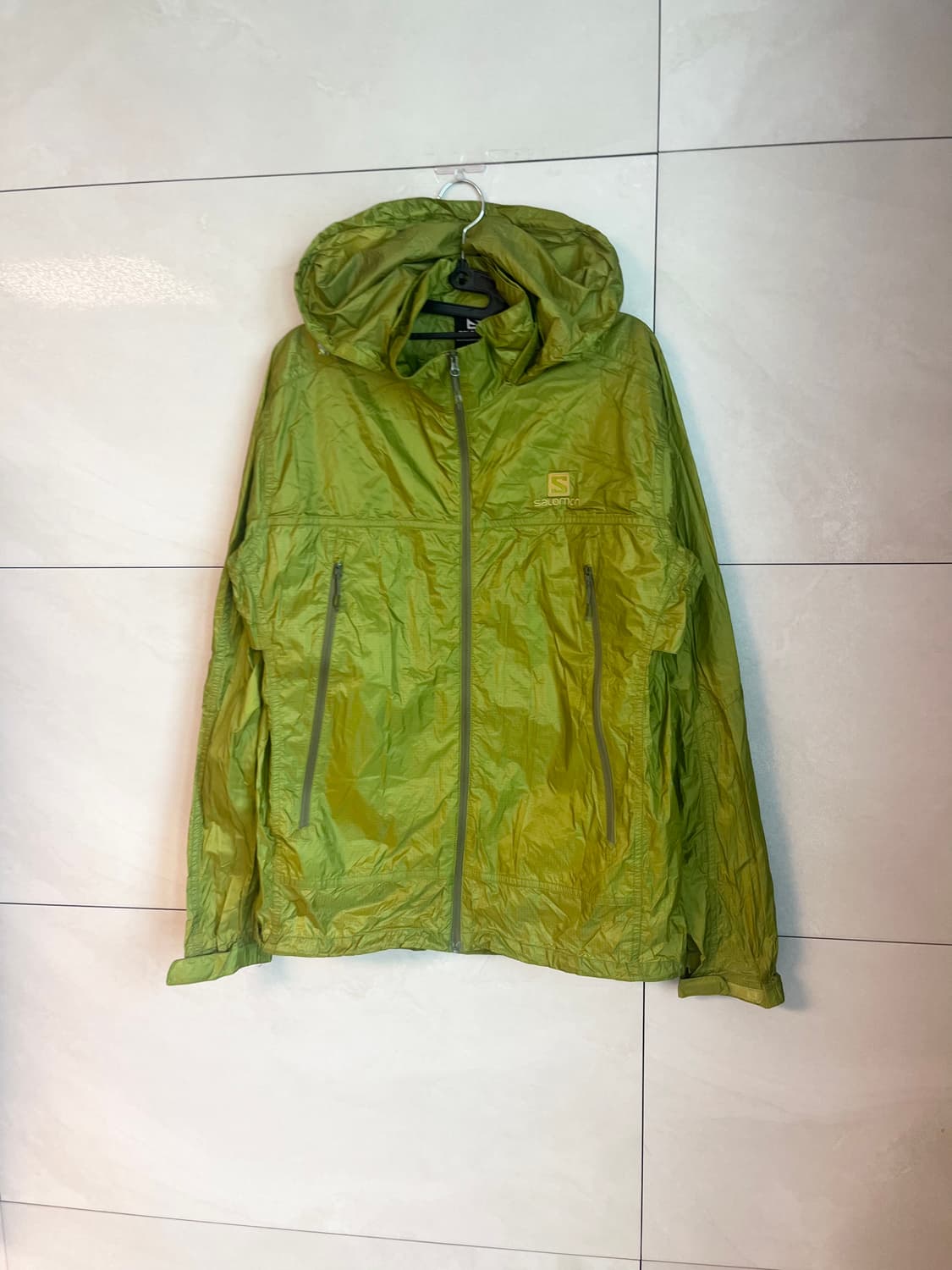 살로몬 초경량 바람막이 그린 [L/100] 상품이미지3