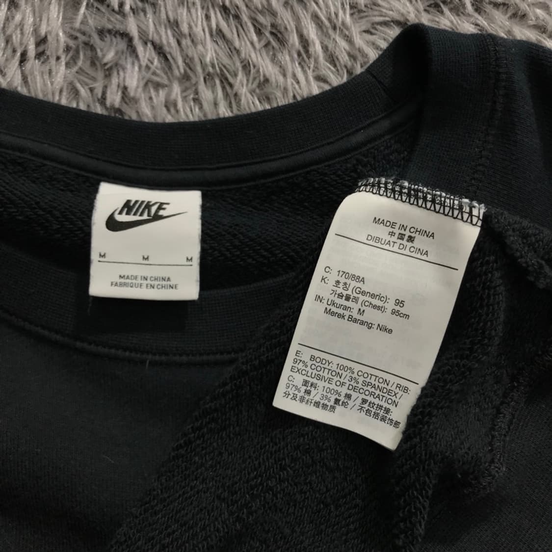 [[M] 나이키(NIKE)AIR 플리스 스웻 맨투맨@187 상품이미지6