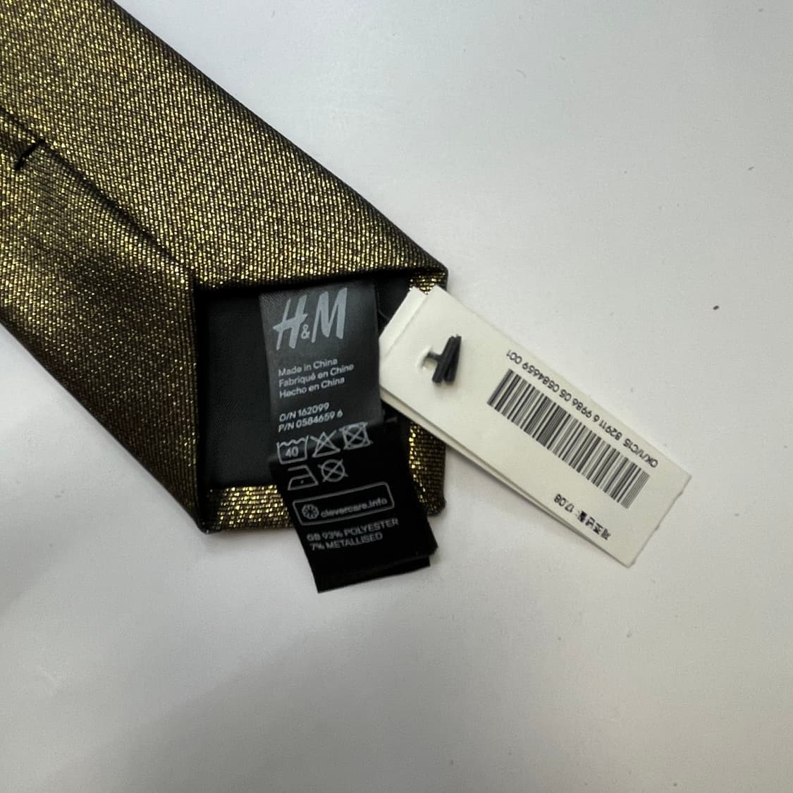 814) (H&M) 에이치엔엠 패턴 넥타이 미사용 상품이미지5
