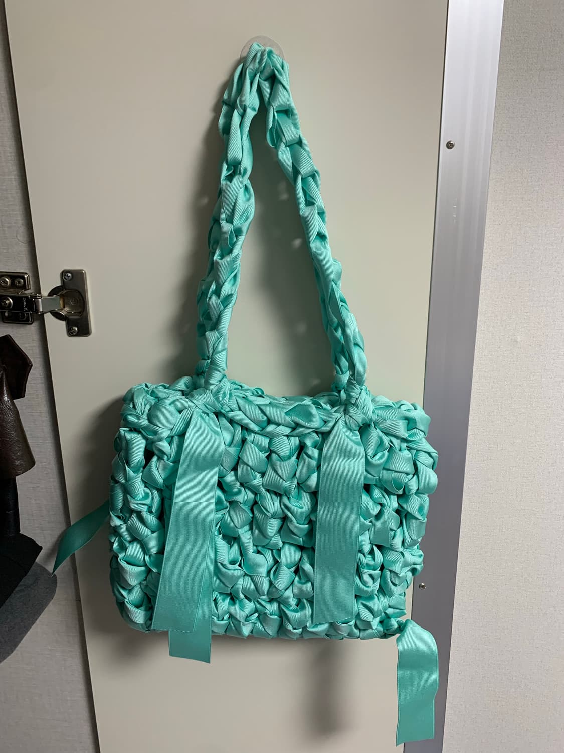 새상품) 크로쉐안트 매트삭 민트 (정가 98,000원) 상품이미지5