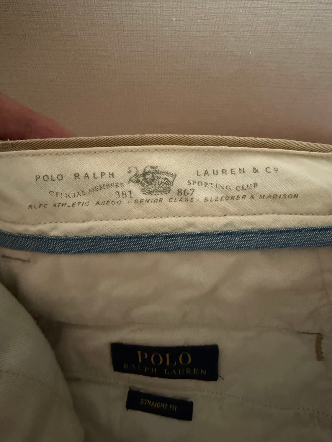 폴로 베드포드 치노 팬츠 국내 매장판 상품이미지3