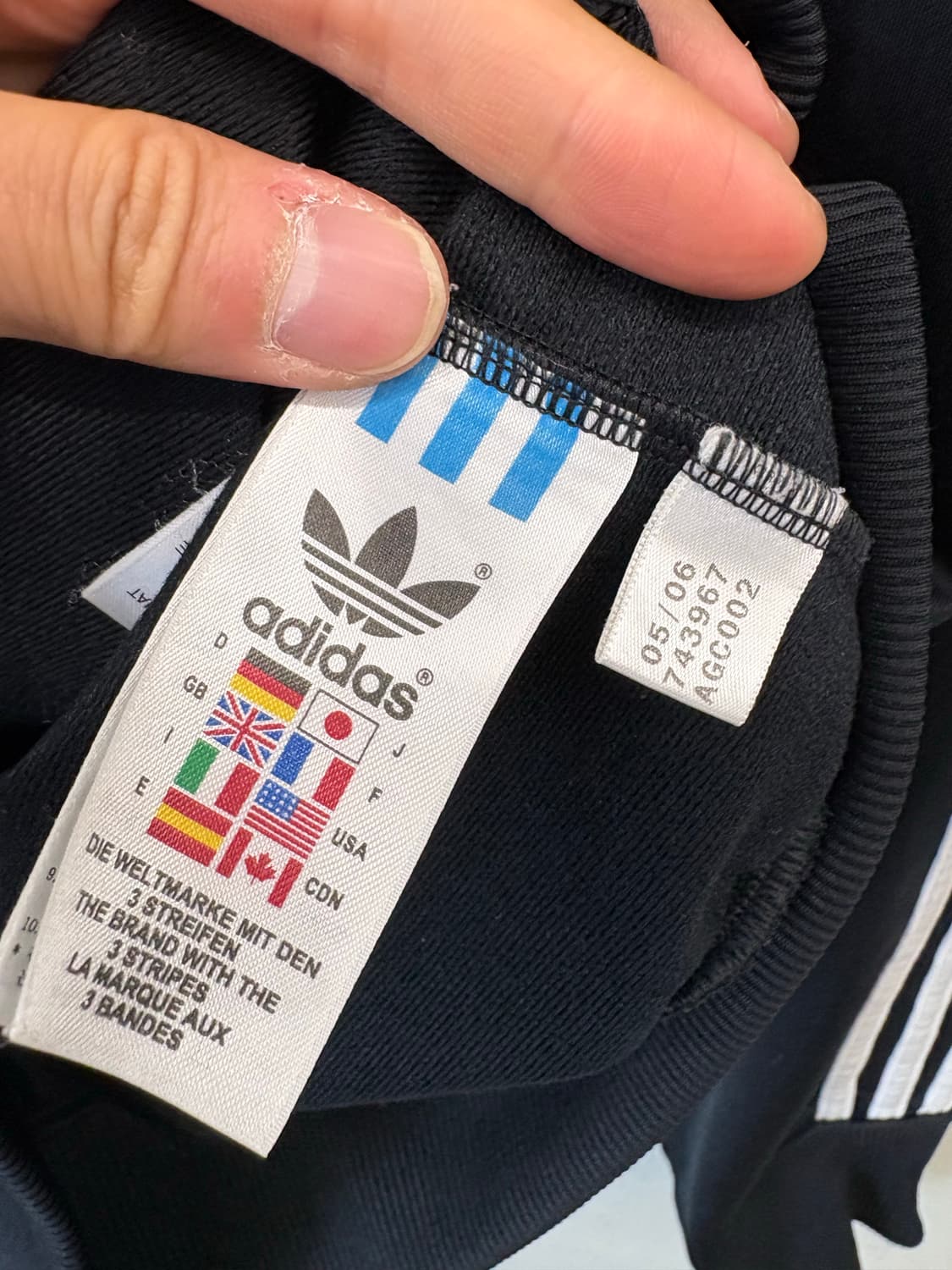 아디다스 구형 파이어버드 블랙 트랙탑 져지 상품이미지7