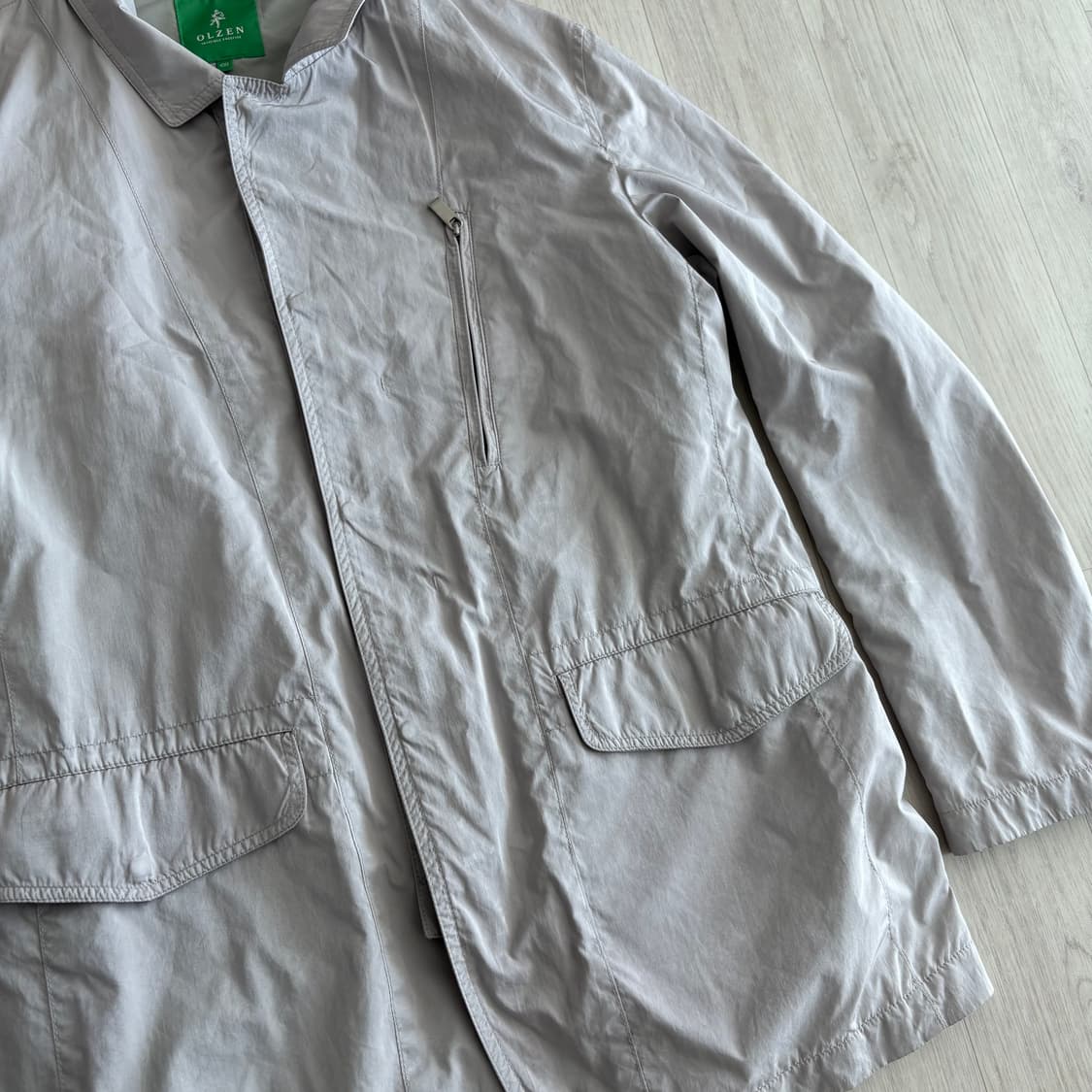 올젠 라이트 그레이 자켓 집업 상품이미지3
